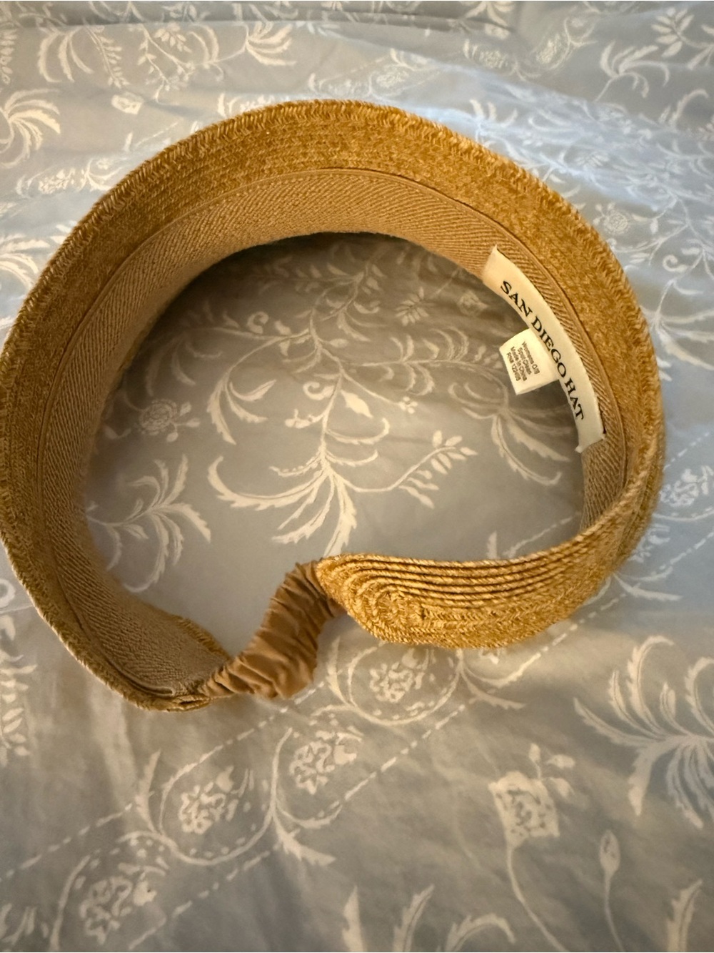 San Diego Hat Company Everyday Easy Visor in Toast color - Picture 10 of 11